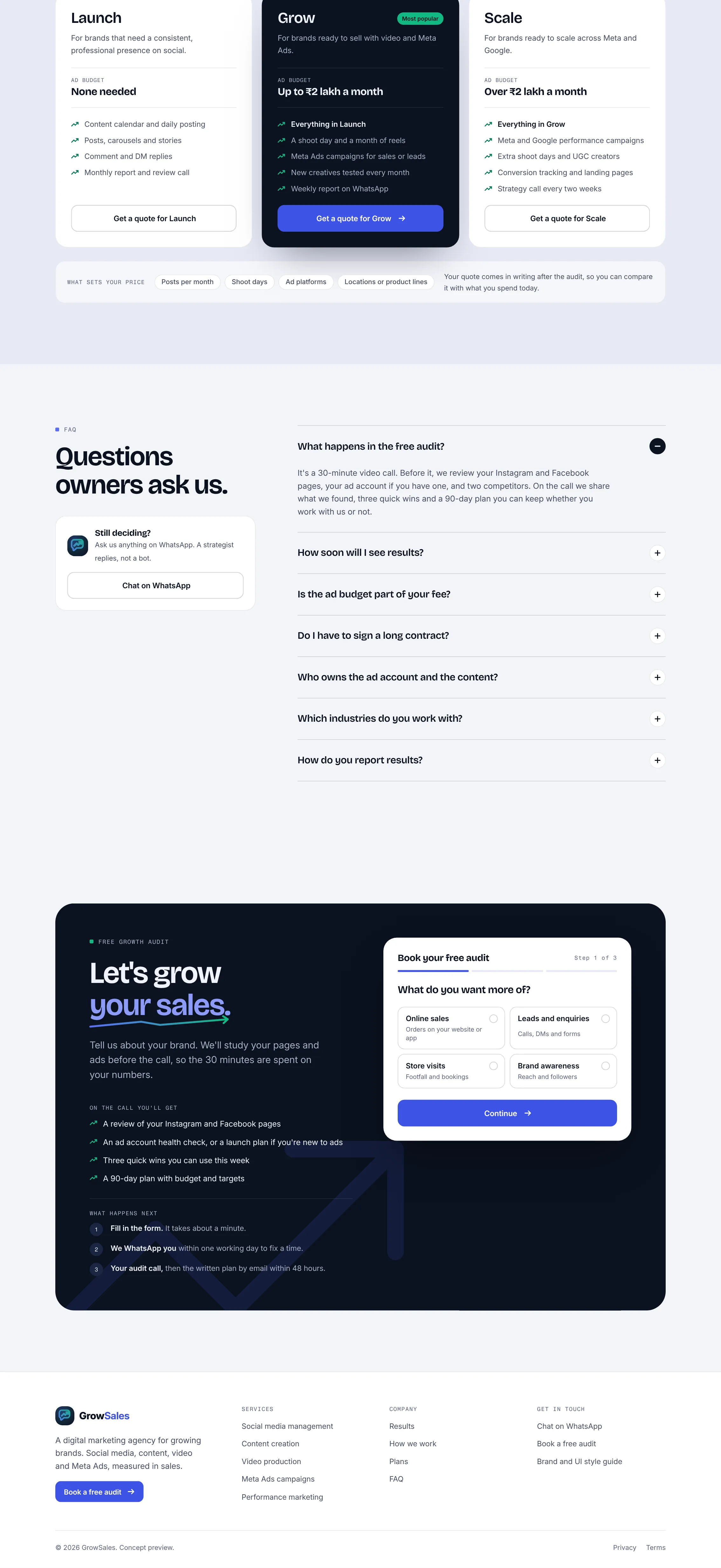 GrowSales landing page at Desktop · 1512, part 3 of 3