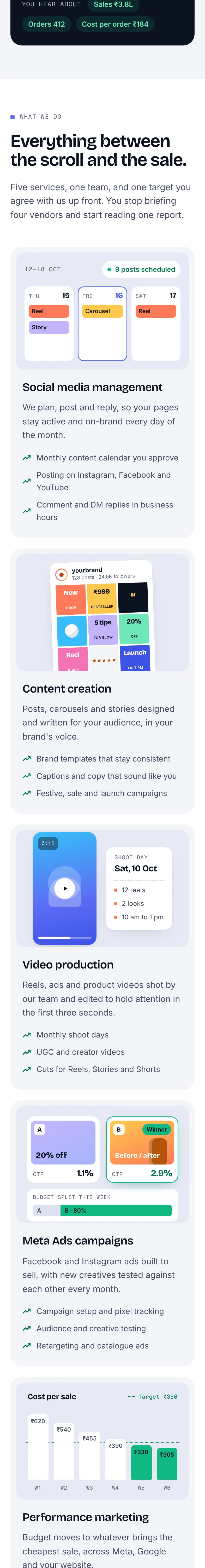 GrowSales landing page at Mobile · 393, part 2 of 7